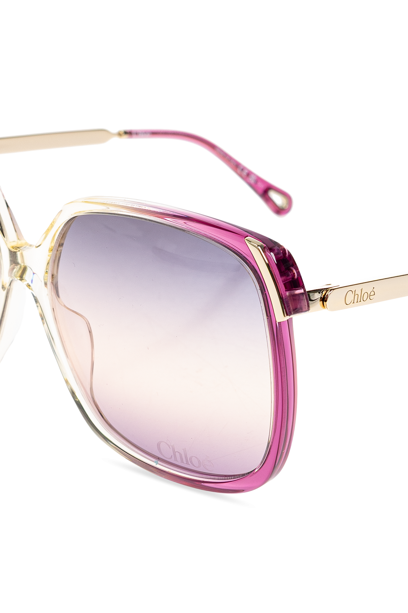 サングラス CHLOE PURPLE ACETATE SUNGLASSES Chloé Purple Acetate Sunglasses | Lyst